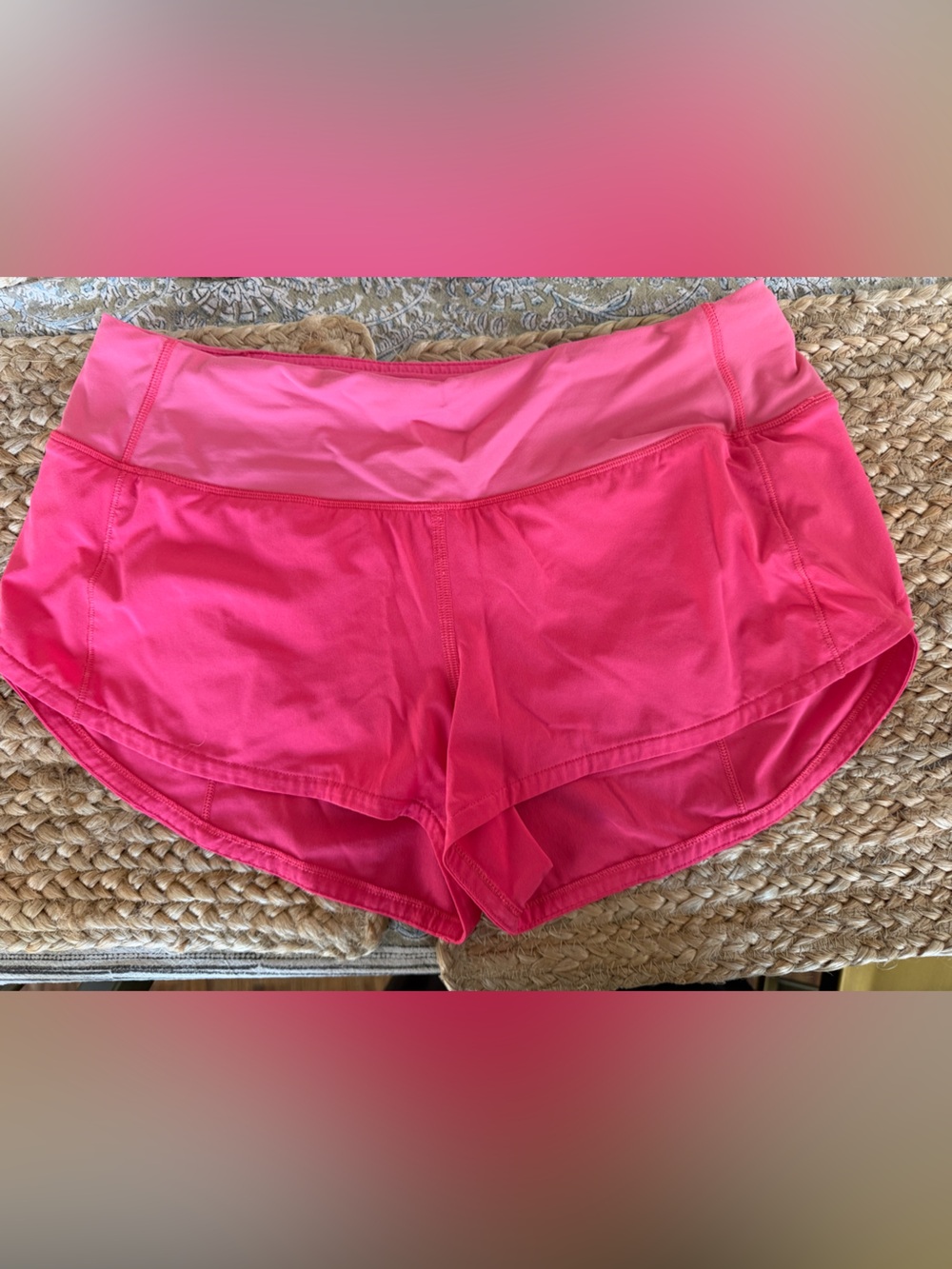 lululemon athletica Hot Pink Performance Shorts size 4